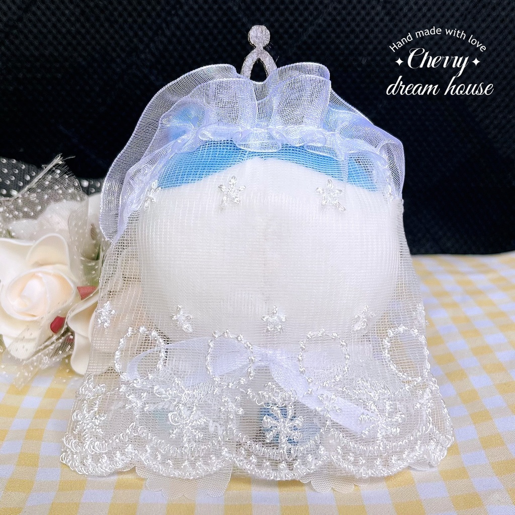 ぬい服 10cm 着せ替え ちいかわ ウェディングドレス 3点セット 結婚式 花嫁