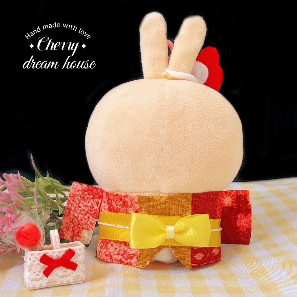 ぬい服 10cm 着せ替え ちいかわ 浴衣 5点セット 夏祭り 花火大会 和風 可愛い