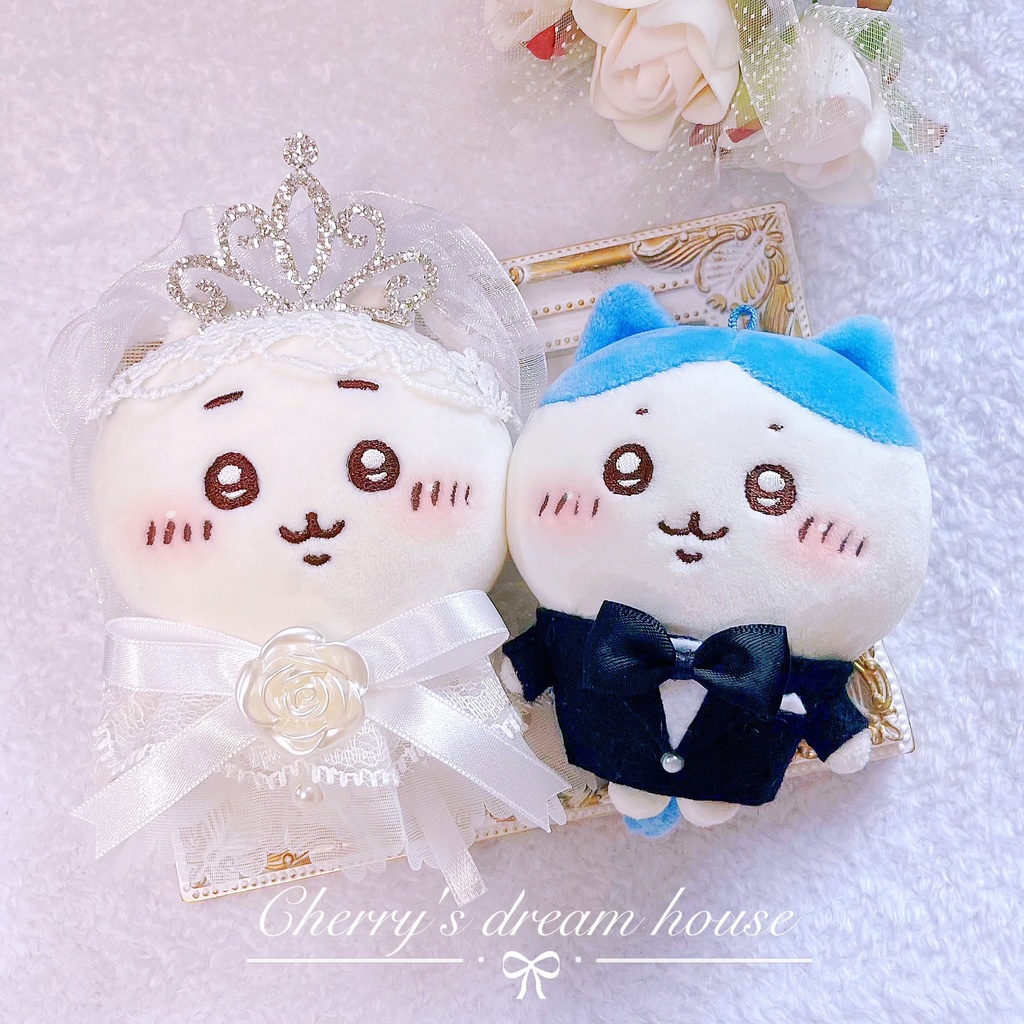 ぬい服 10cm 着せ替え ちいかわ ウェディング 新郎 タキシード 結婚式 発表会 スーツ