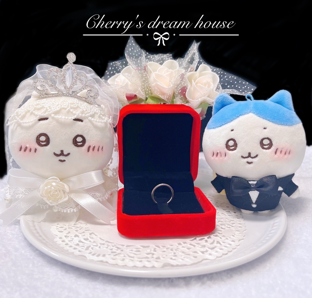 ぬい服 10cm 着せ替え ちいかわ ウェディング 新郎 タキシード 結婚式 発表会 スーツ