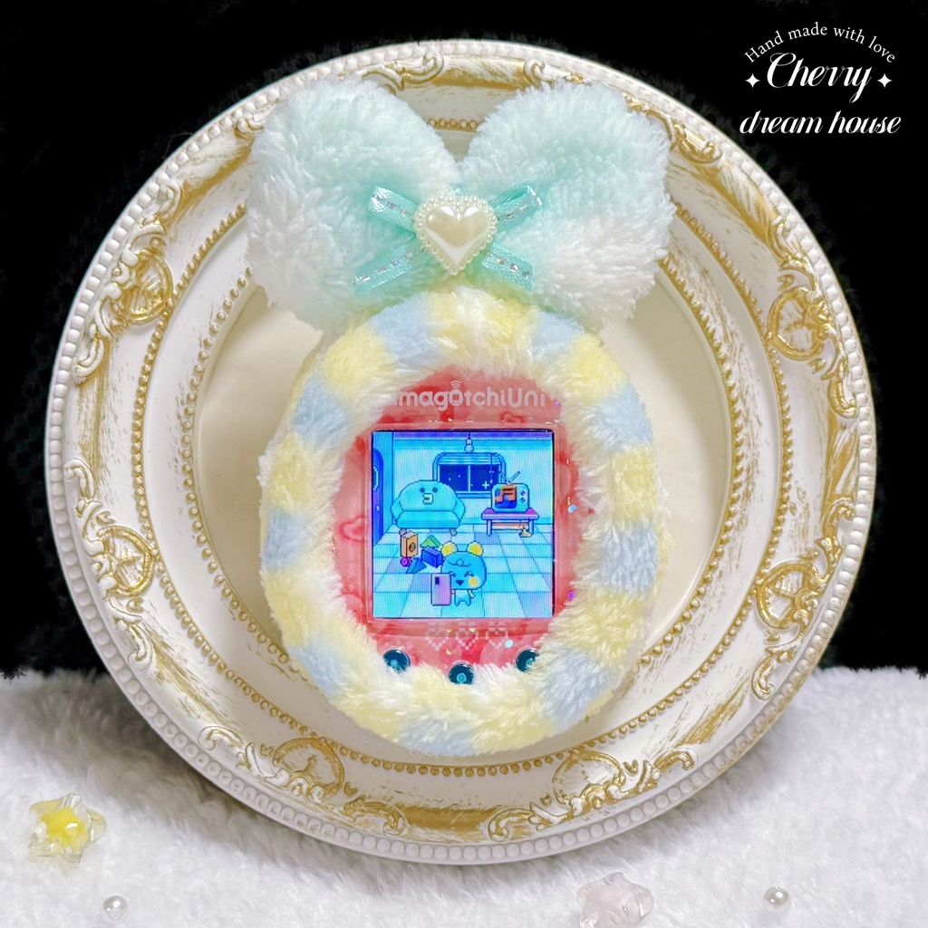 たまごっちユニ uni たまごっちスマート ふわふわ カバー 可愛い まめっち