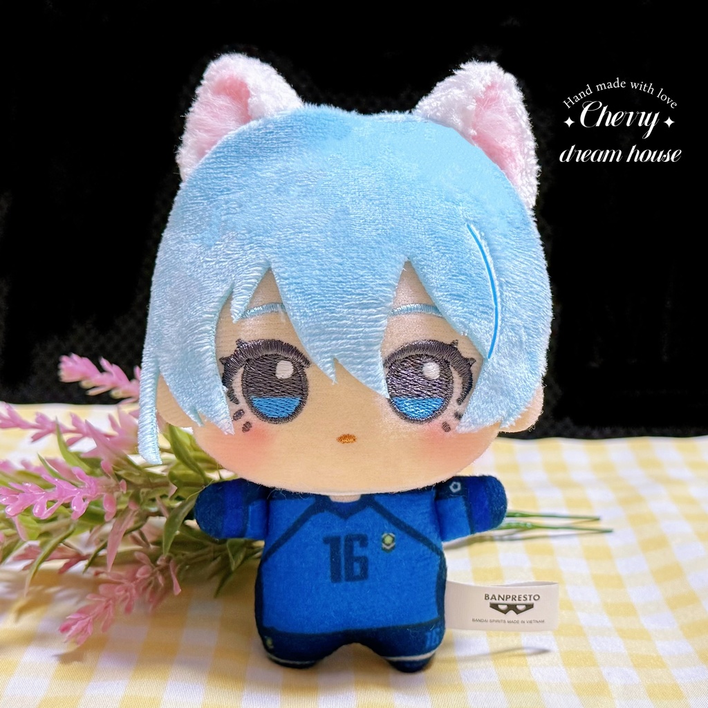 ちびぐるみ ちびぬい用 ねご耳 ヘッドドレス 白 可愛い