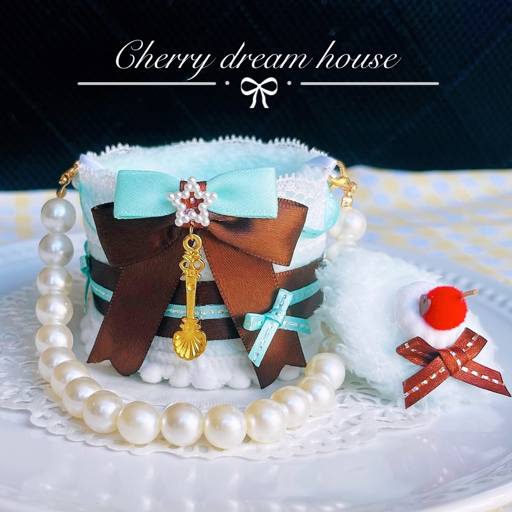 ちびぐるみ ちびぬい用 10cm ぬい服 ぬいバッグ チョコミントケーキ 2way バッグ ストラップ 2点セット