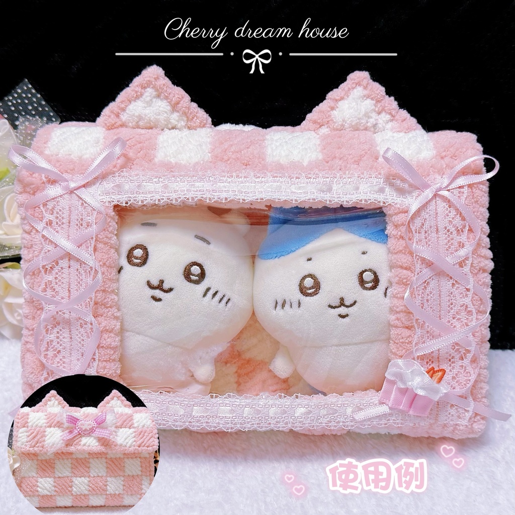 推しぬいバッグ ショルダーバッグ 痛バッグ2way 可愛い 猫耳 ピンク