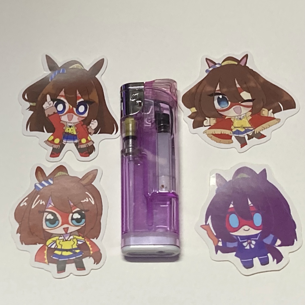 【ウマ娘】ステッカー4種セット