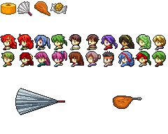 【SRPGstudio & オリジナル】武器、アイコン素材