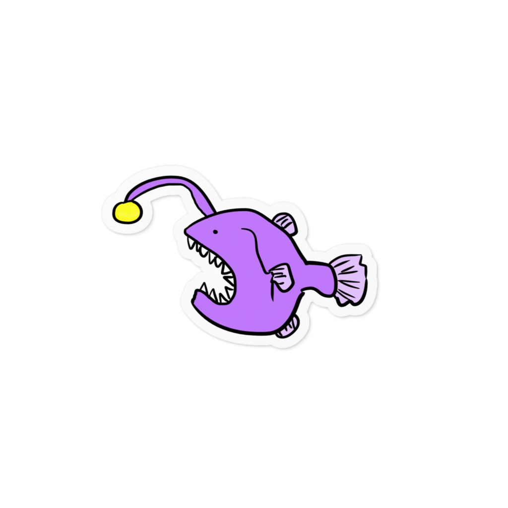 チョウチンアンコウステッカー