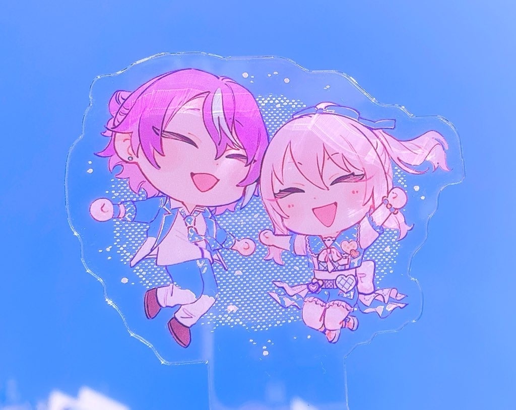 6月 雨上がりのアクスタ