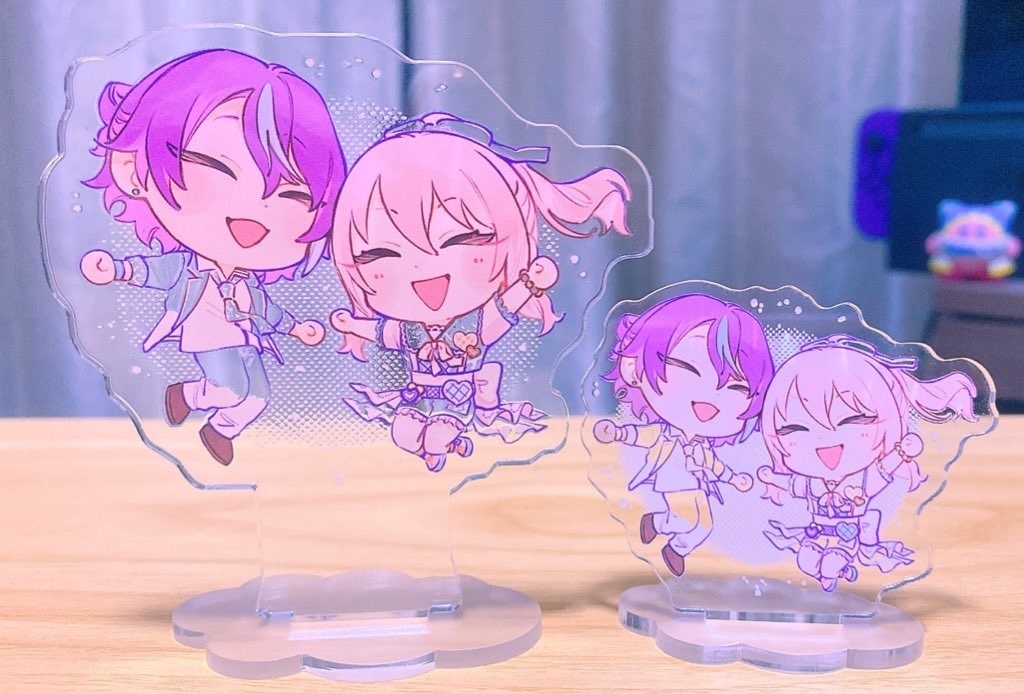 6月 雨上がりのアクスタ