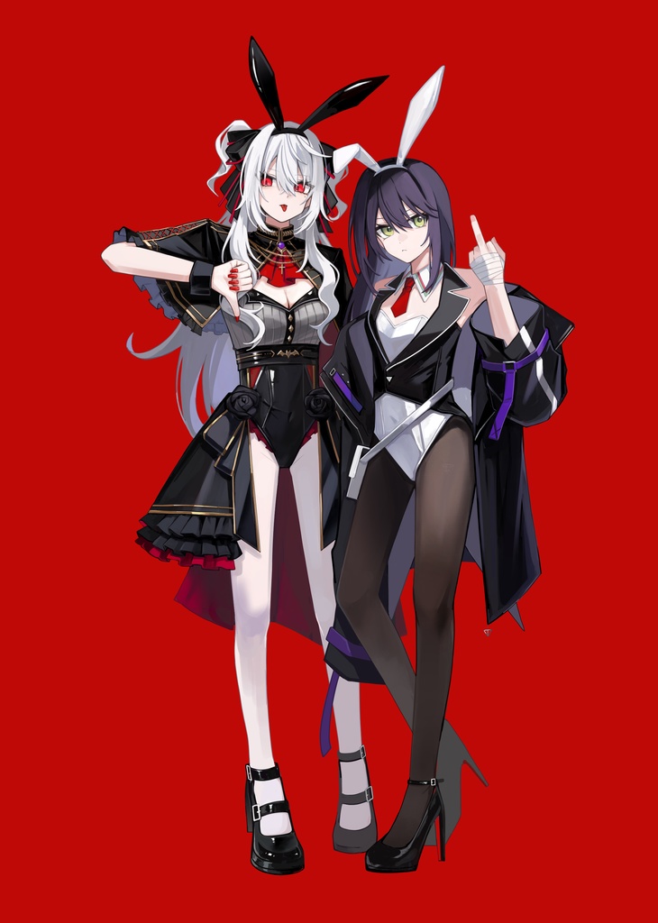 サニャ+刀子 バニーアクスタ
