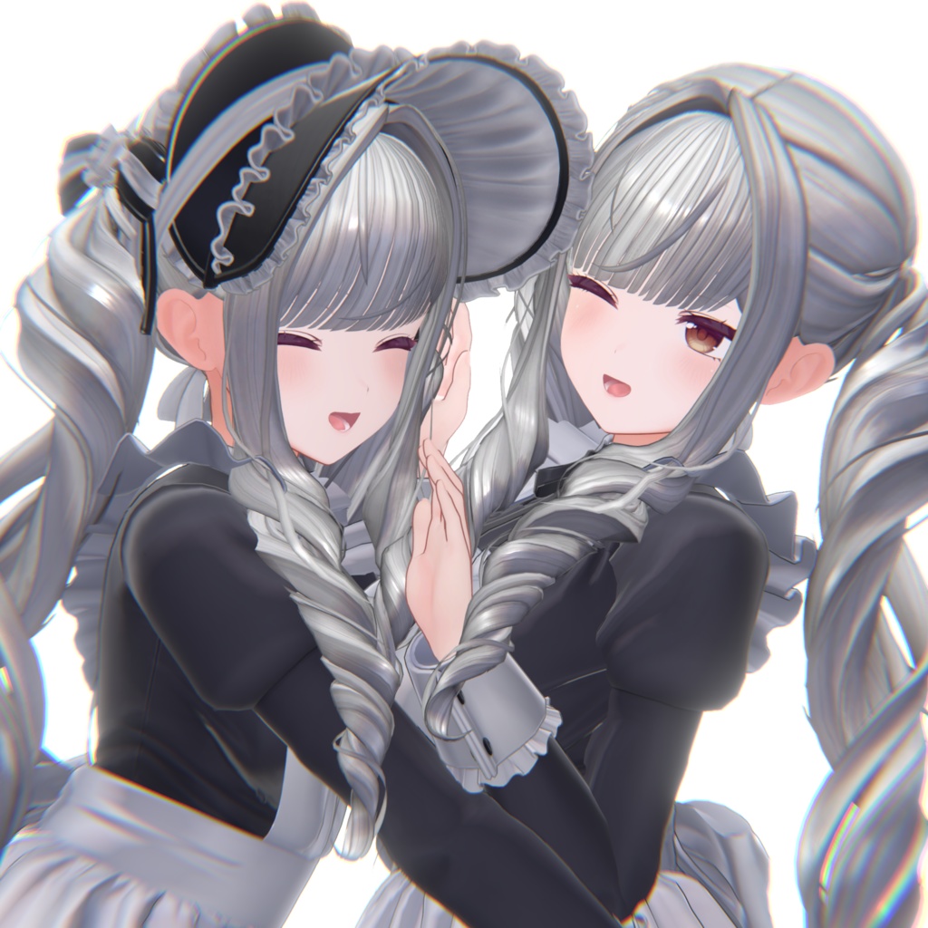 【VRChatHair】Grace Curled Twintail