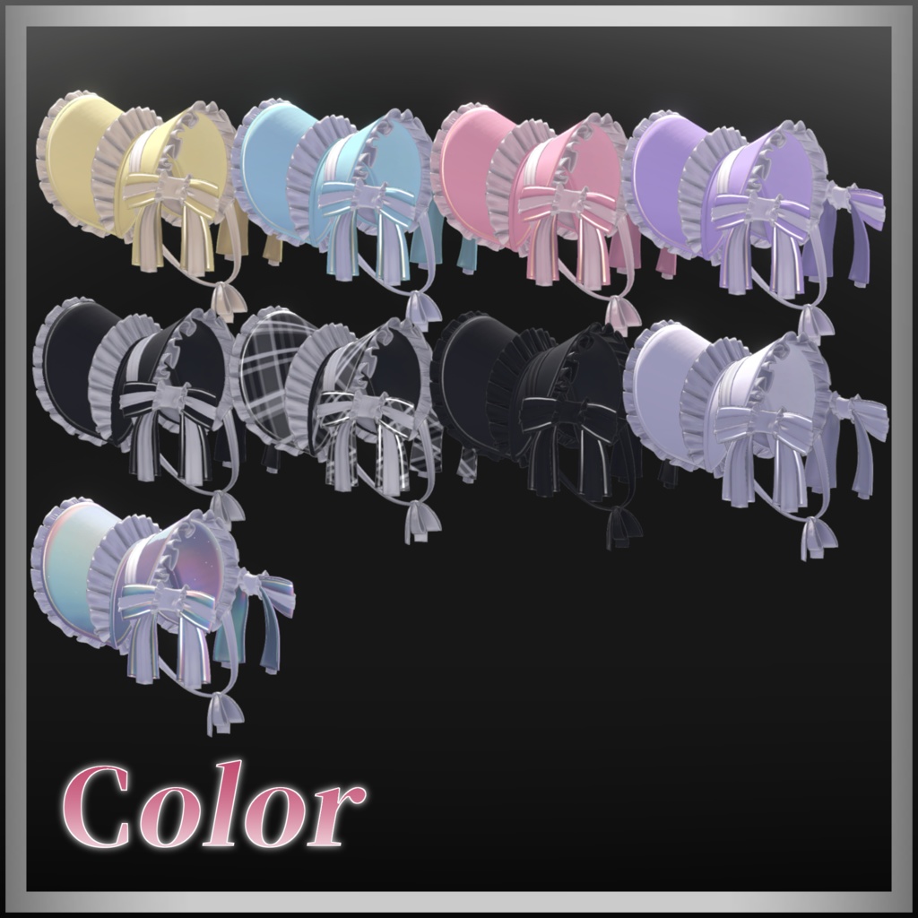 【VRChatHair】Grace Curled Twintail