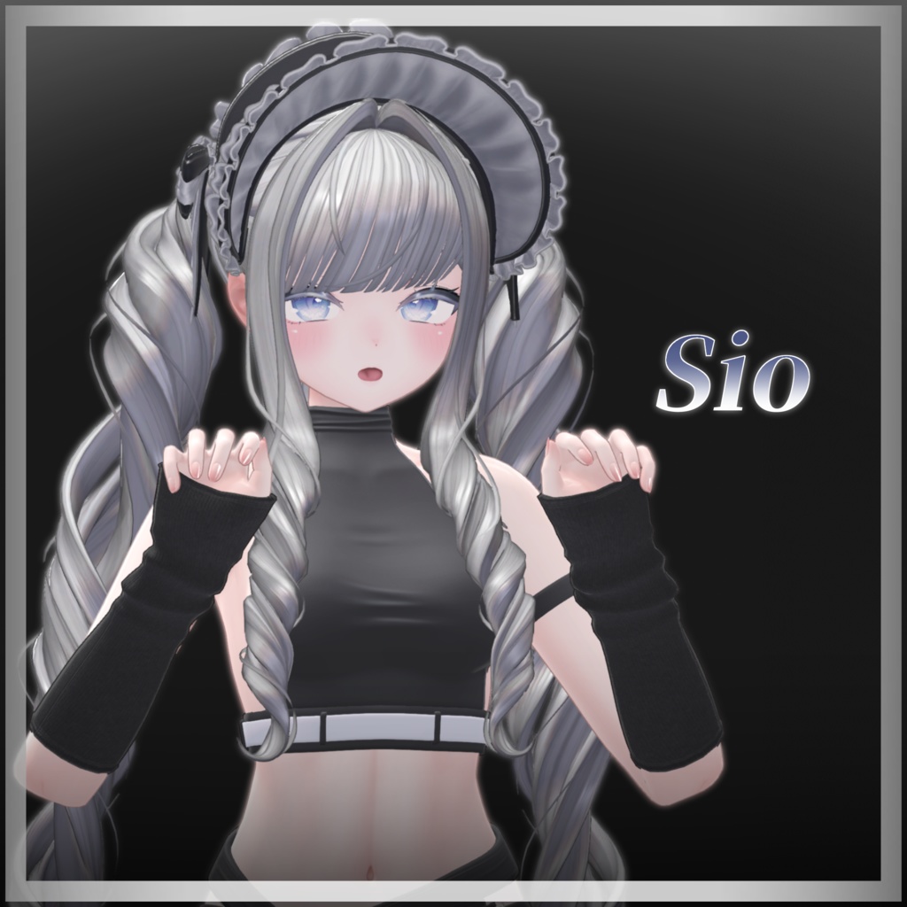 【VRChatHair】Grace Curled Twintail