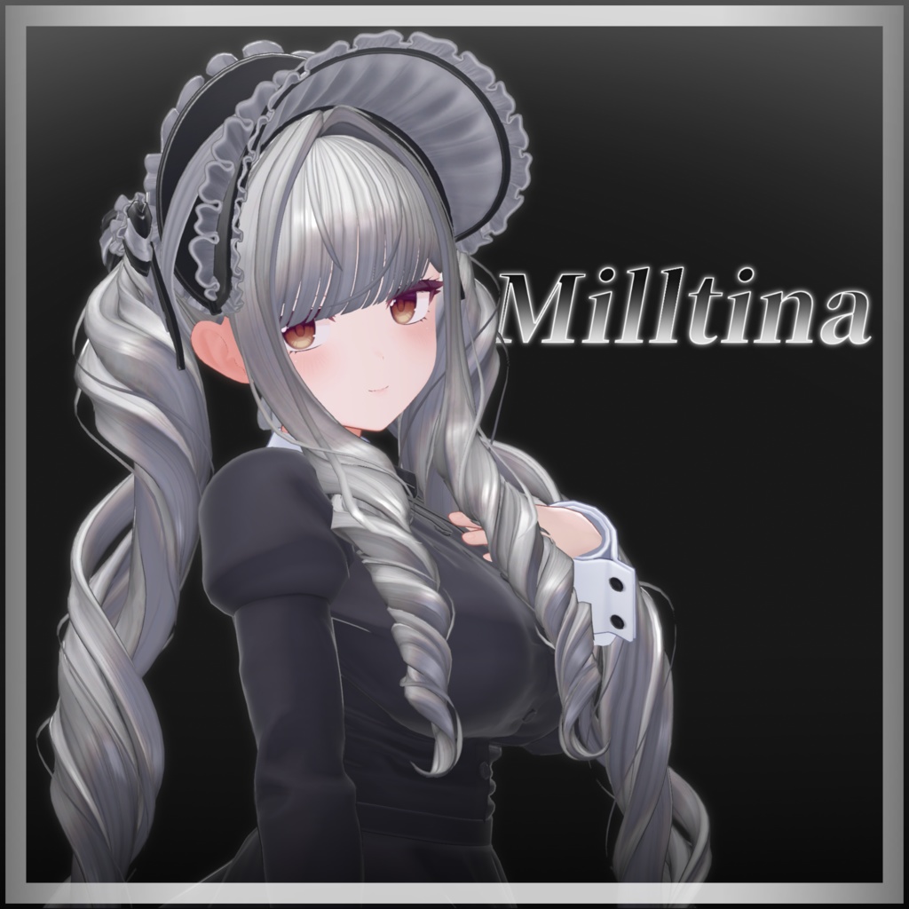 【VRChatHair】Grace Curled Twintail