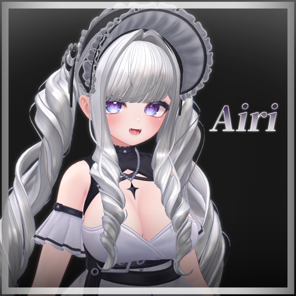 【VRChatHair】Grace Curled Twintail