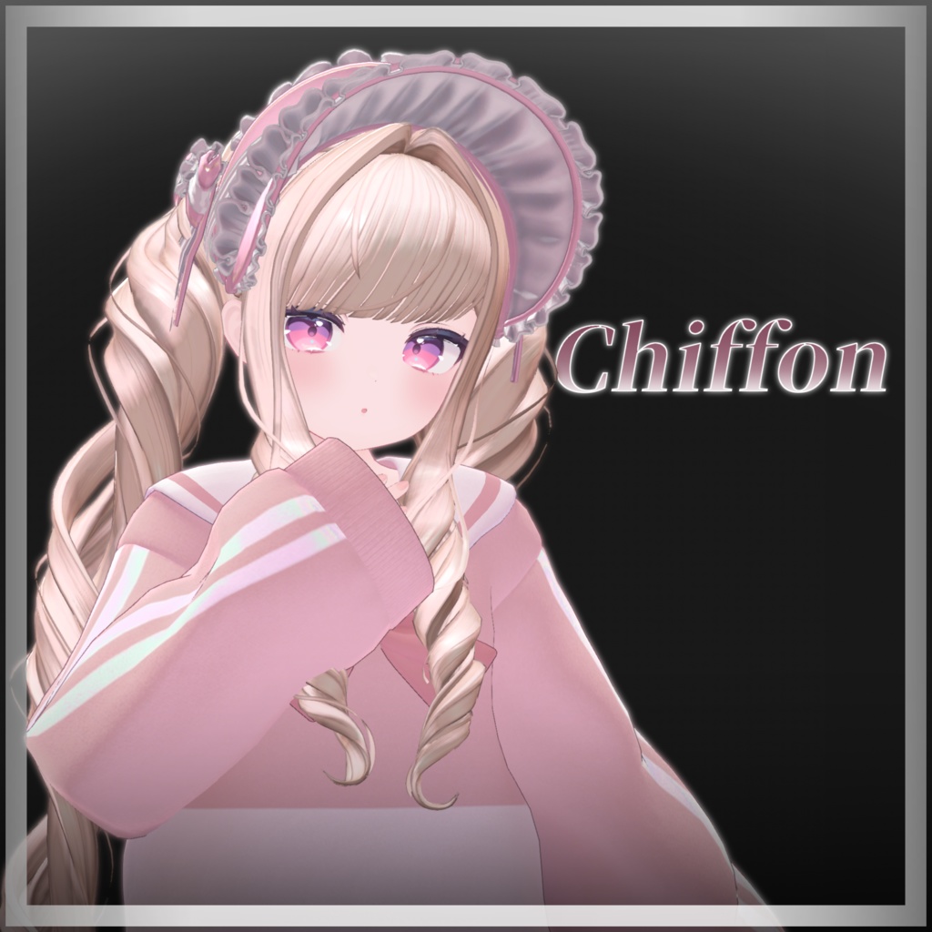 【VRChatHair】Grace Curled Twintail