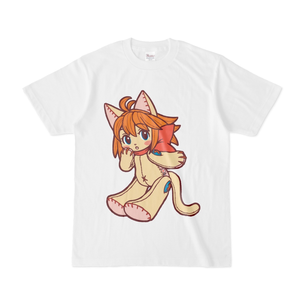 ケモぬいTシャツ（はだかリボン）