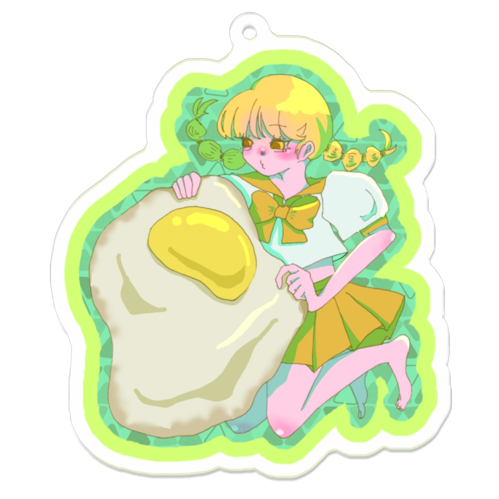 目玉焼きみっけた!アクリルキーホルダー