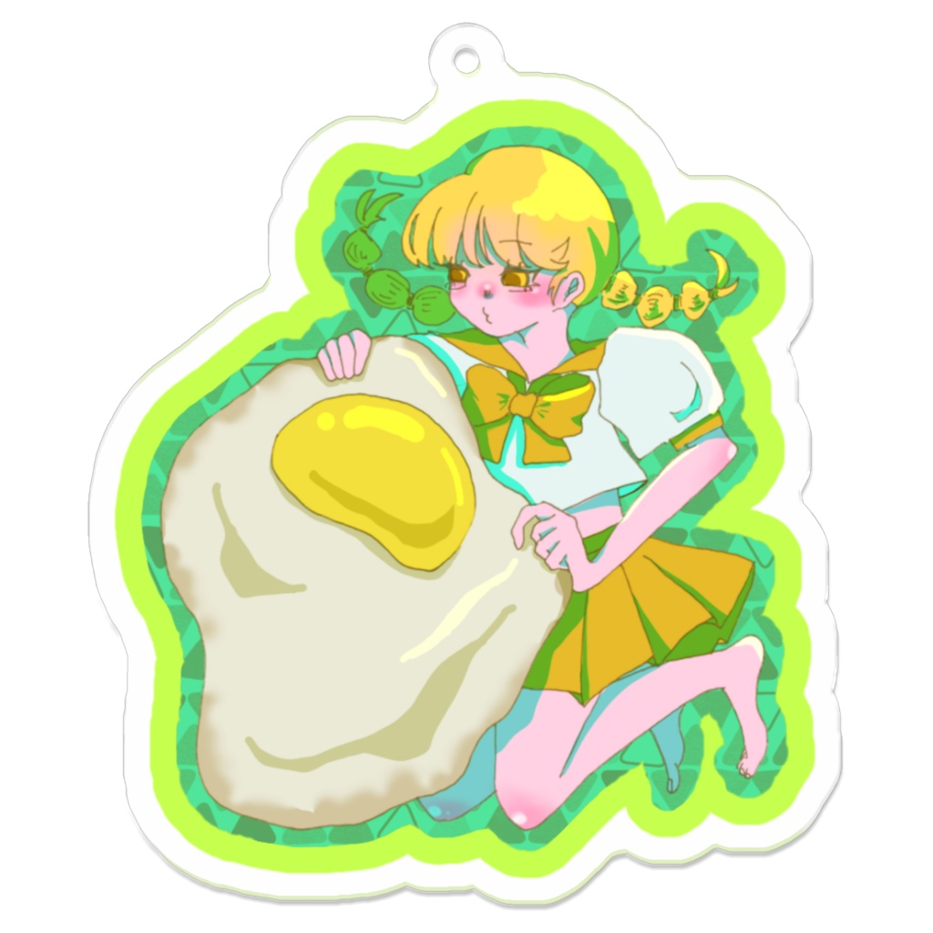 目玉焼きみっけた!アクリルキーホルダー