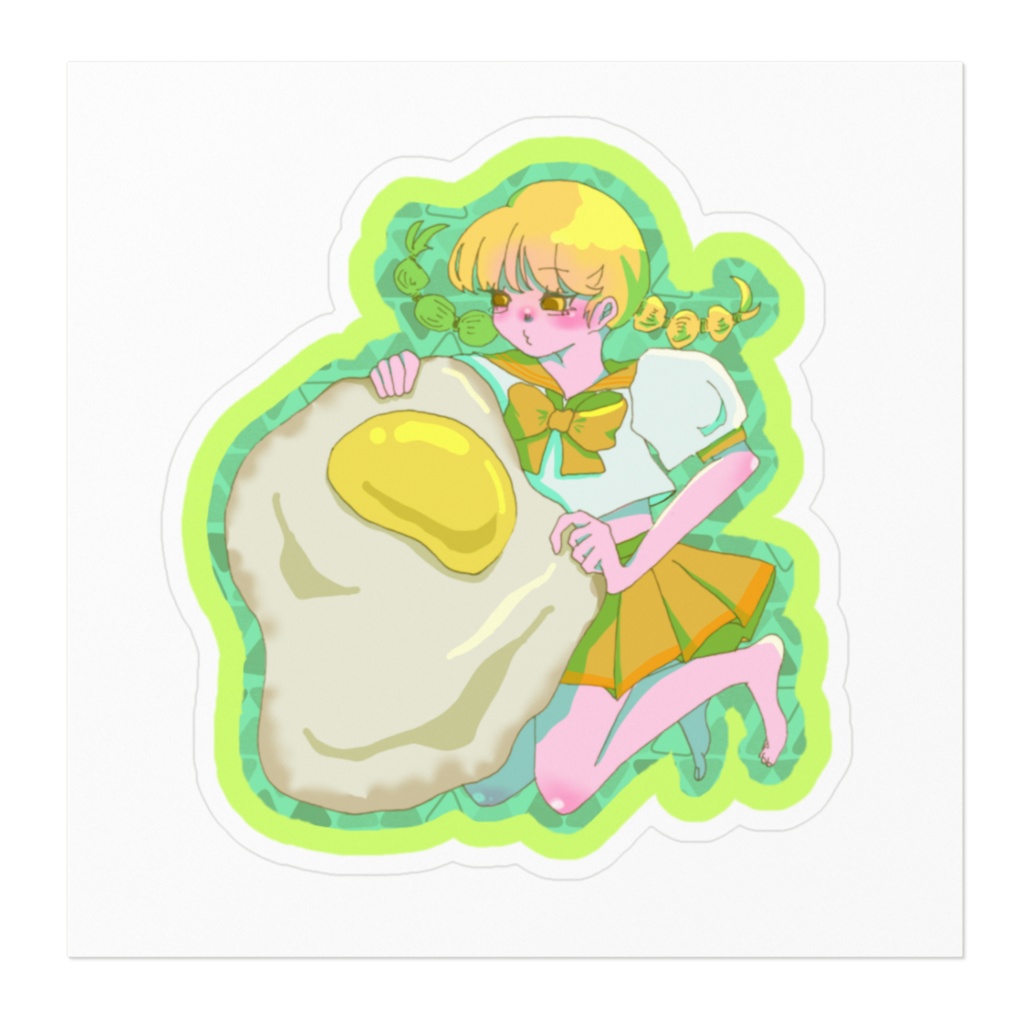 目玉焼きみっけた!ステッカー