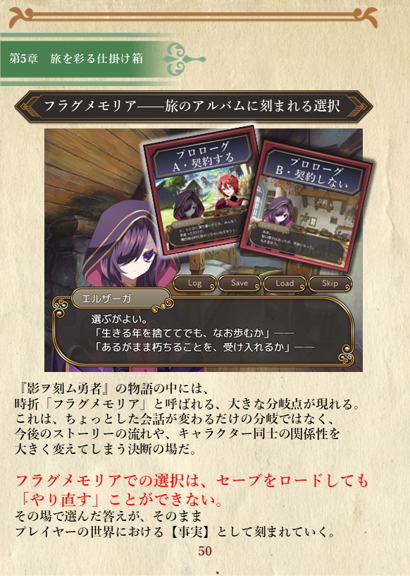 影ヲ刻ム勇者 Guidebook.1 Fast chapter 娘ともう1度