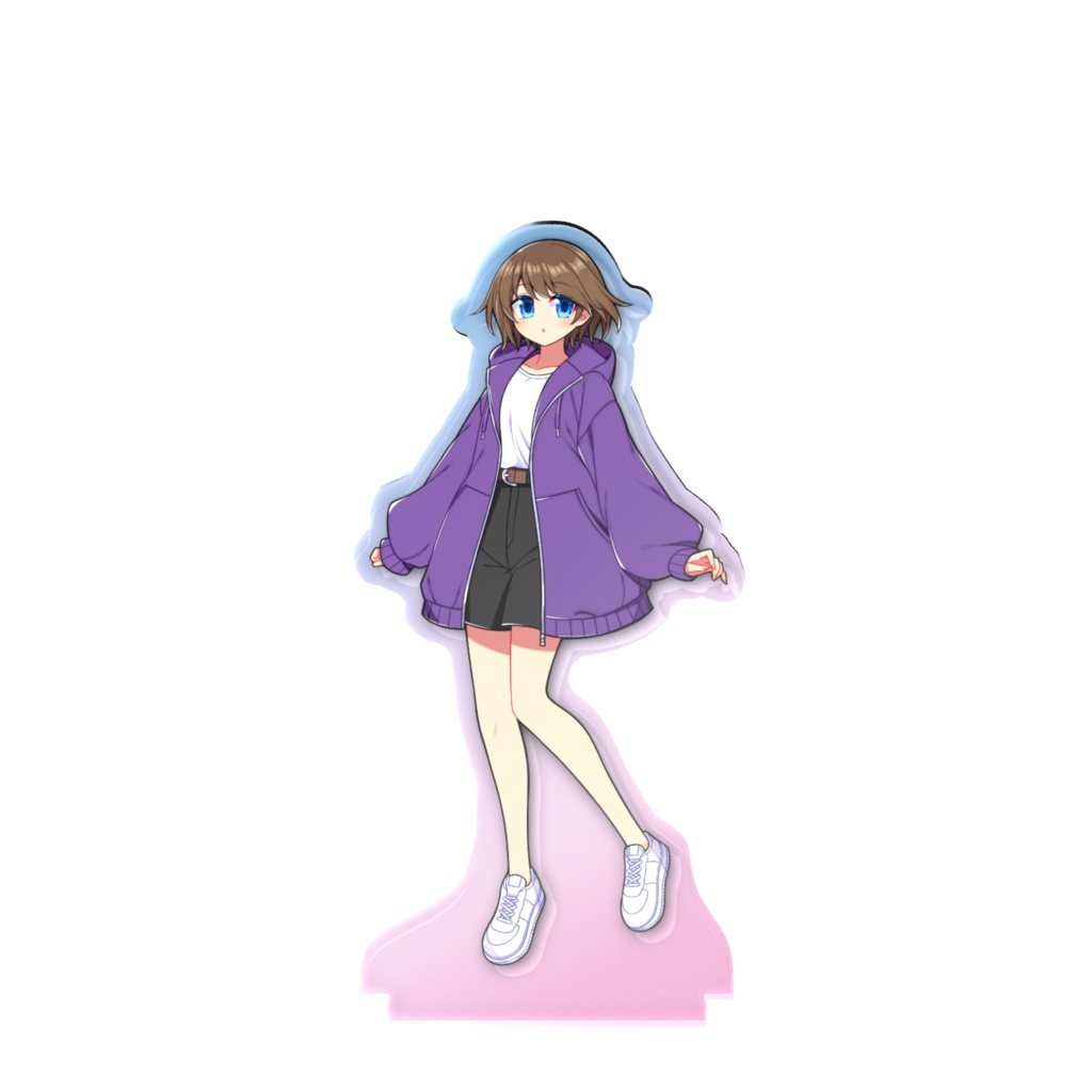 【OC】青眼茶髪の綾音 A アクリルスタンド