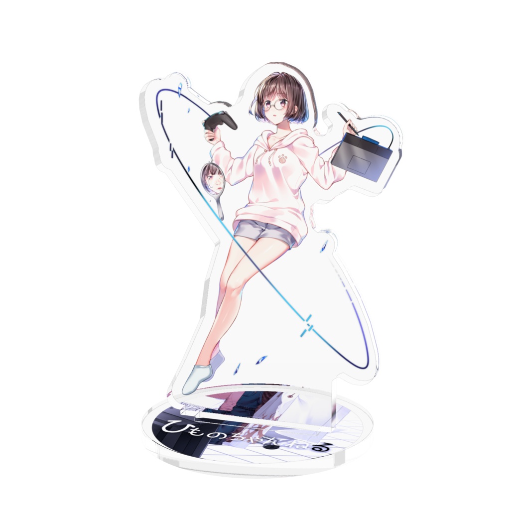 乾物ひものアクリルフィギュア立ち絵Ver.(サイズ三種)
