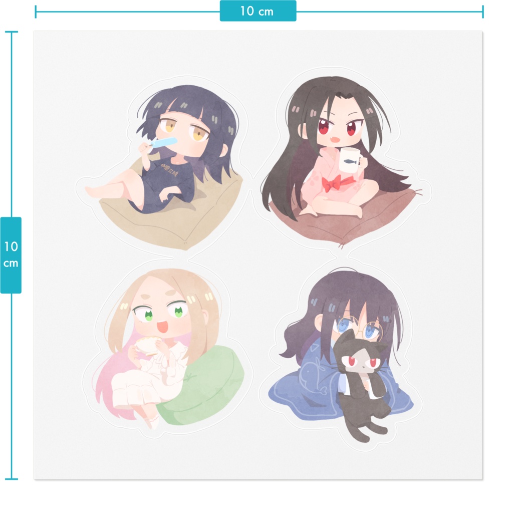 ぱじゃまステッカー