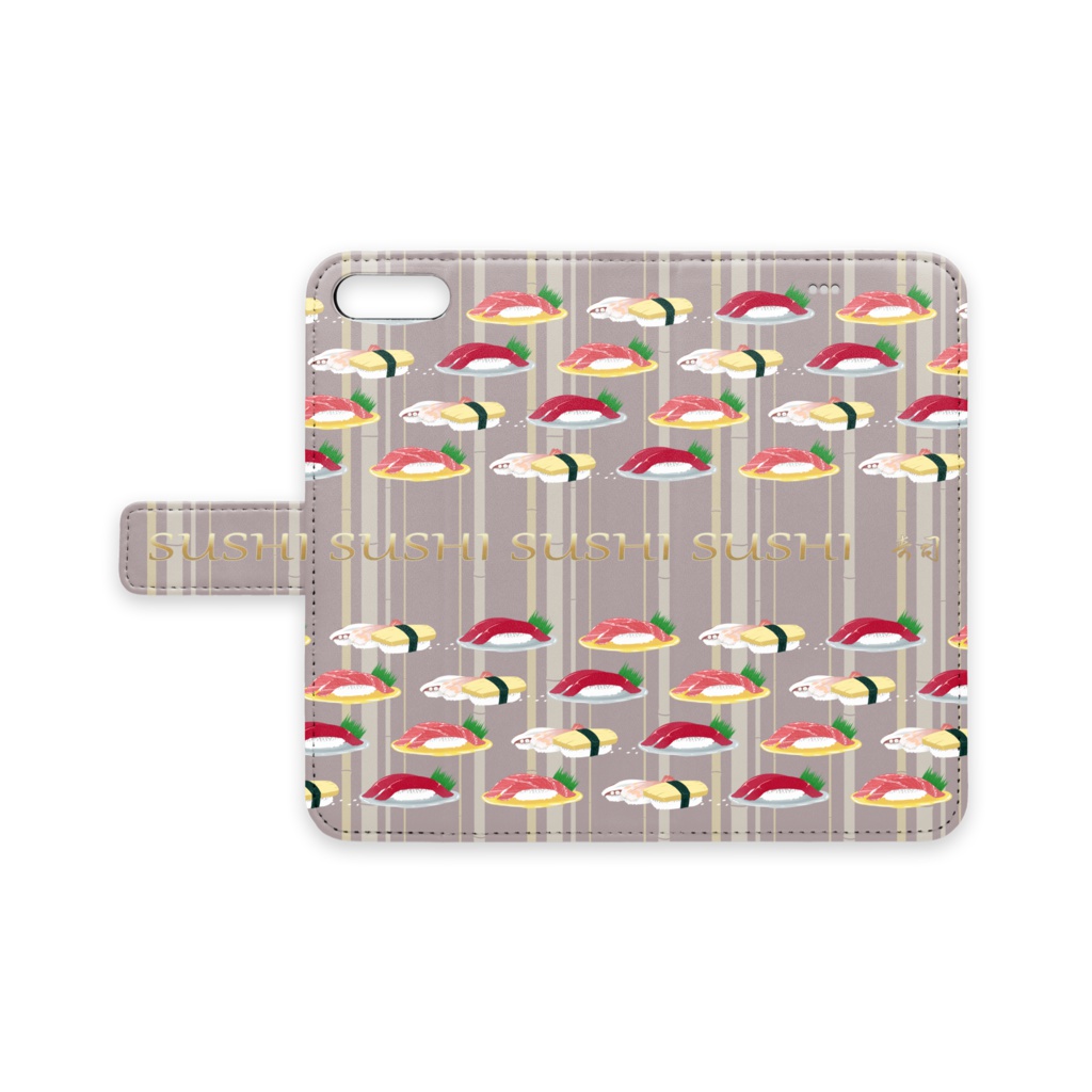 SUSHI手帳型ケース iPhone