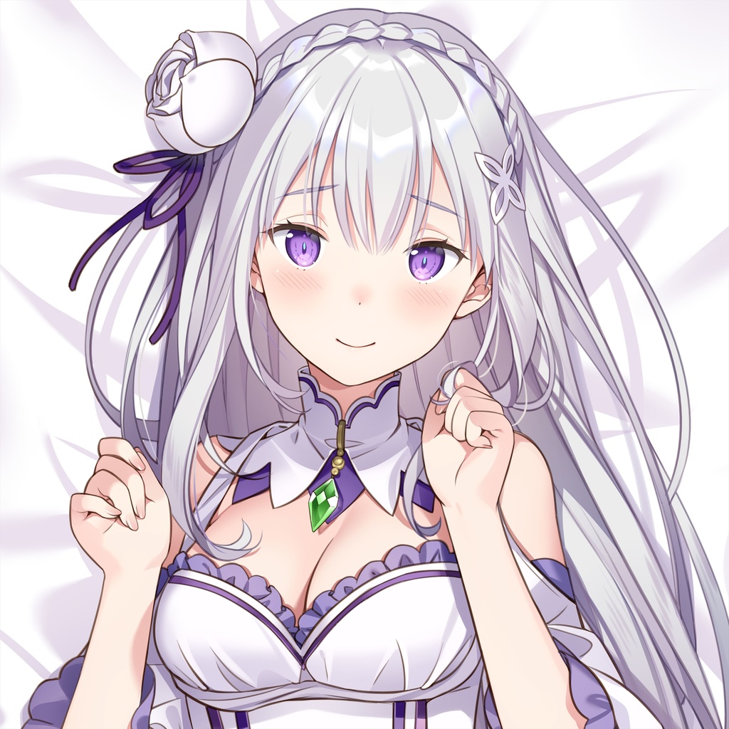 リゼロ エミリア 抱き枕カバー