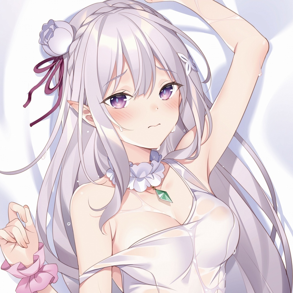 『在庫品』スク水 エミリア 抱き枕カバー