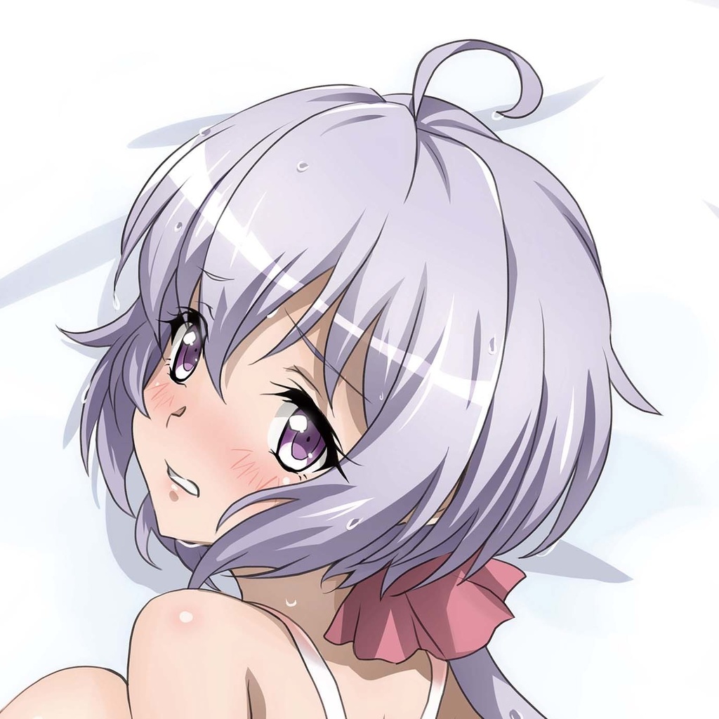 『在庫品』白競泳水着ニーソ クリス 抱き枕カバー