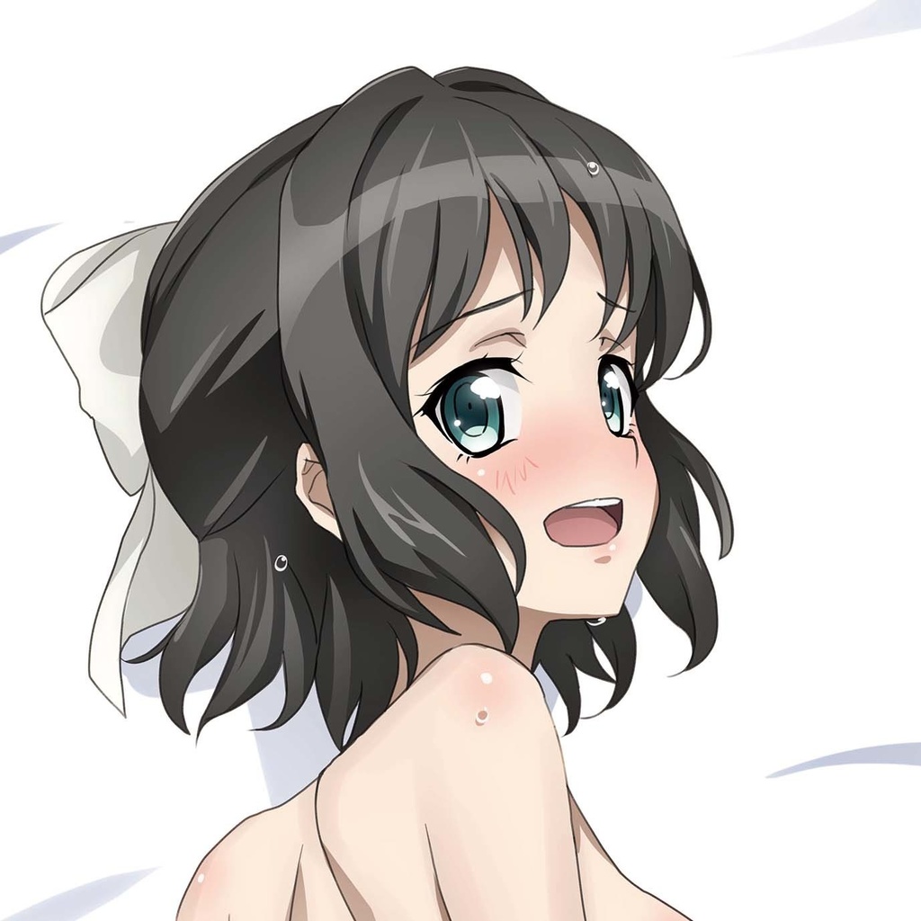 白競泳水着ニーソ 未来 抱き枕カバー