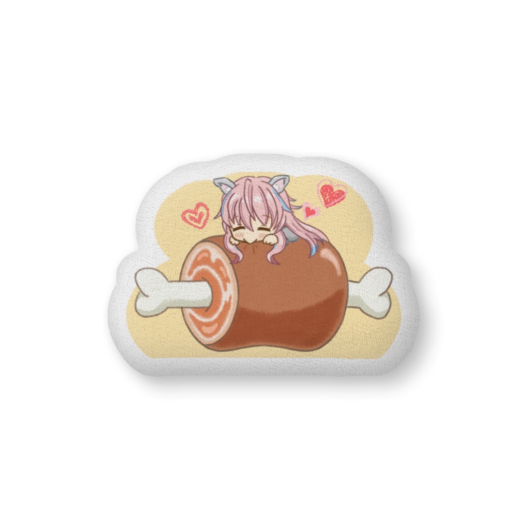 こむぎふかふかクッション(おにく)