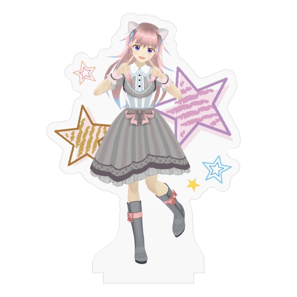 夢乃こむぎアクリルフィギュア(スター)