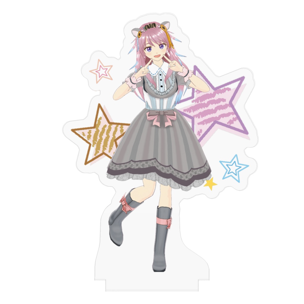 こむぎアクリルフィギュア