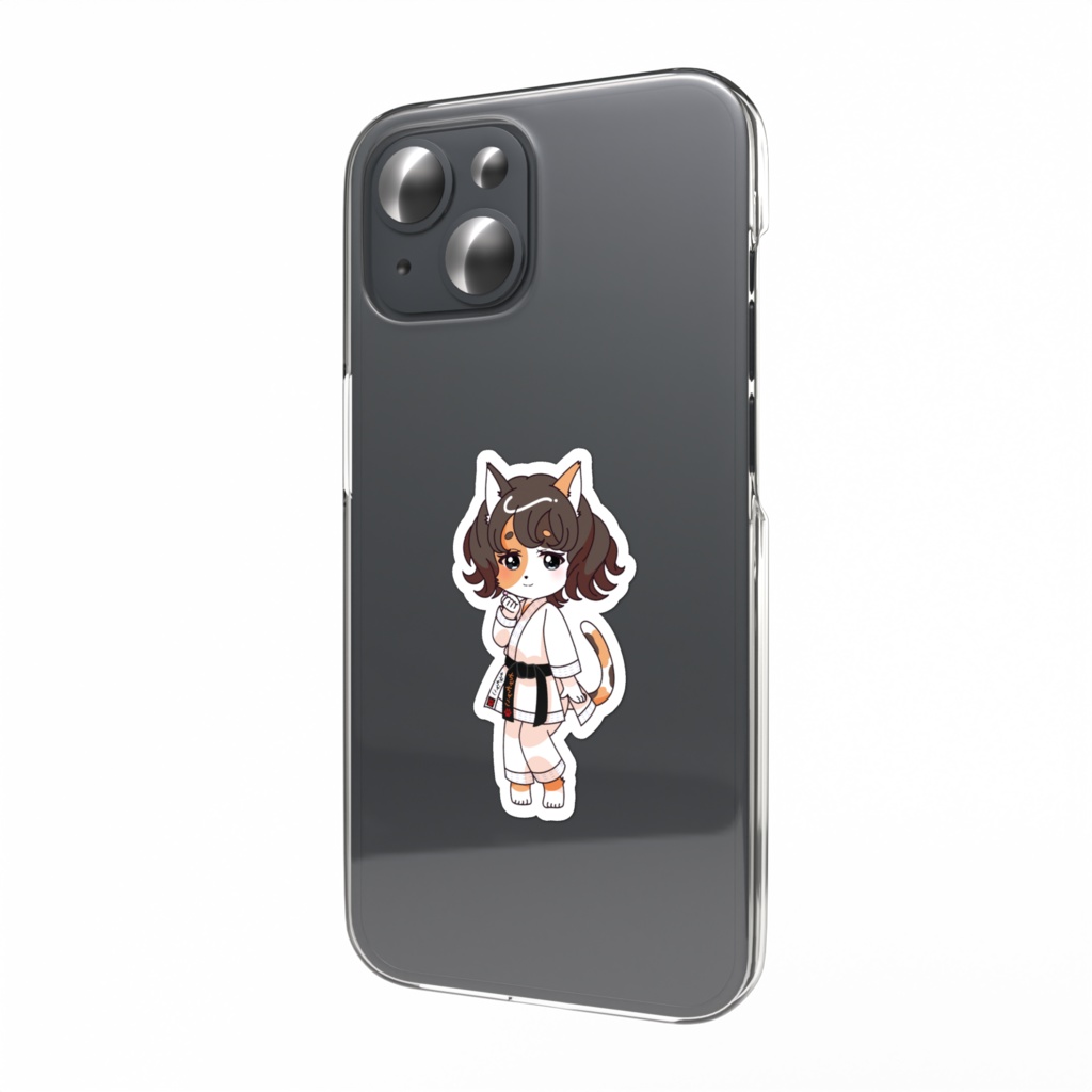 茶々子 スマホステッカー