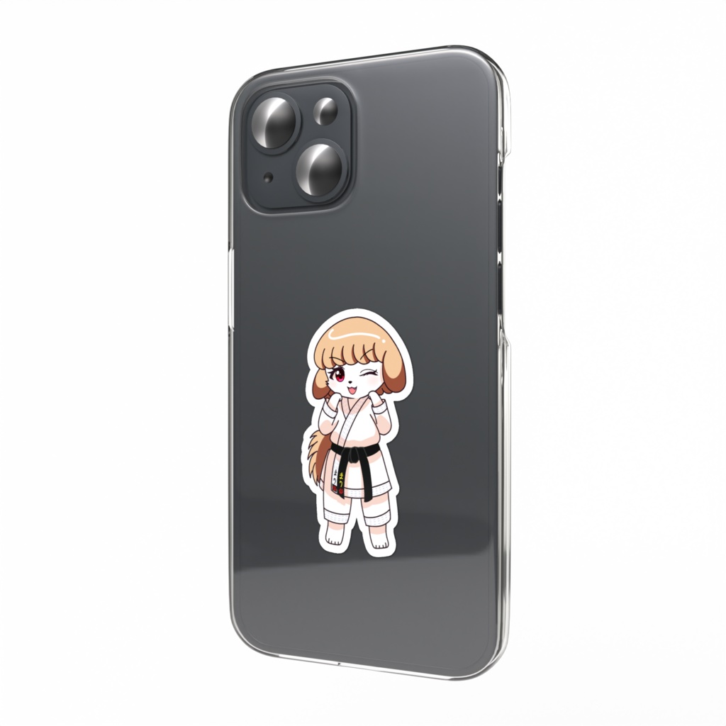 茶々子 スマホステッカー