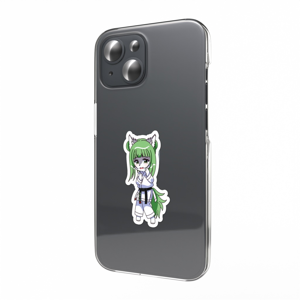 譲葉 スマホステッカー