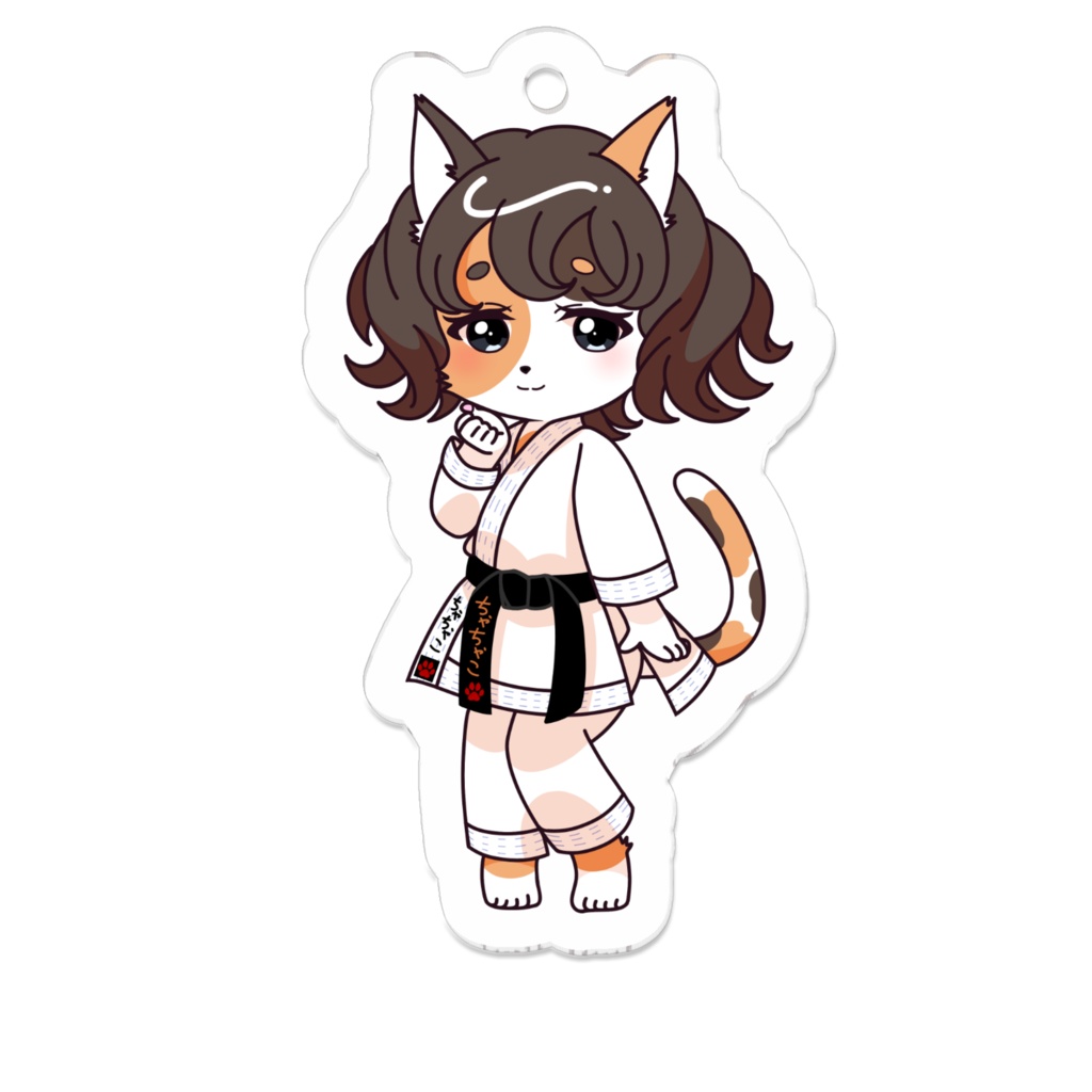 茶々子 アクリルキーホルダー