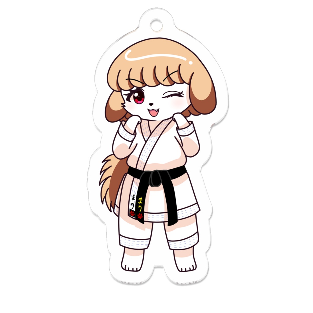 麻璃 アクリルキーホルダー