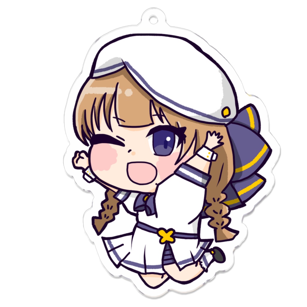 佐薙みひろ手描き！アクリルキーホルダー⑤