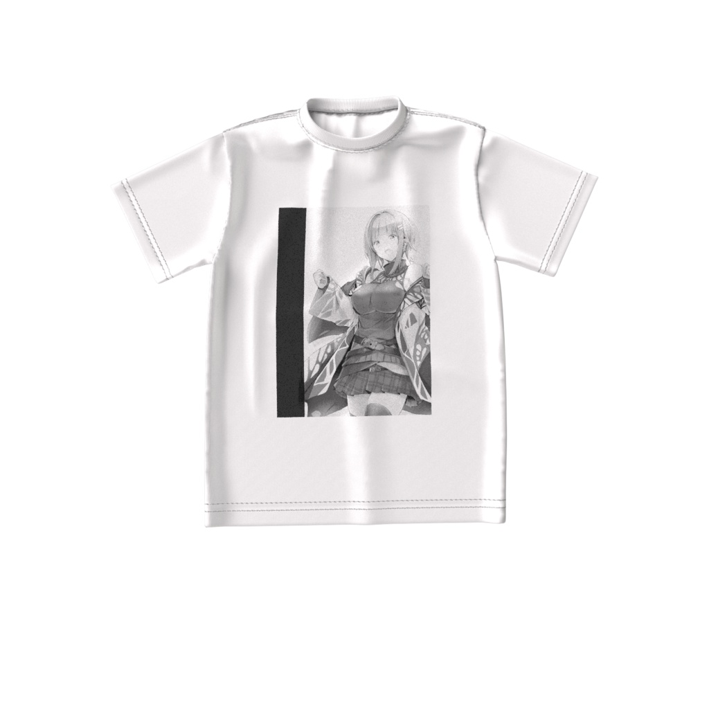 25年キービジュアル 佐薙みひろビッグ白Tシャツ