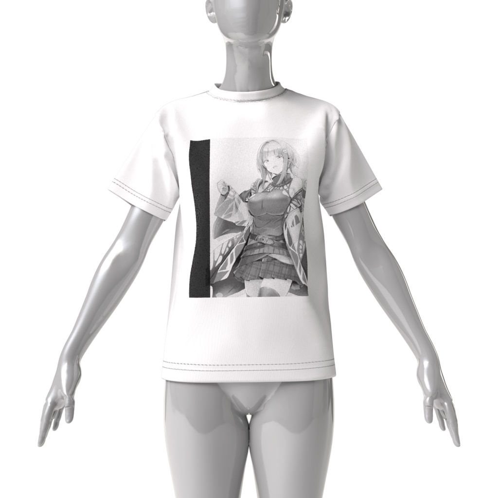 25年キービジュアル 佐薙みひろビッグ白Tシャツ