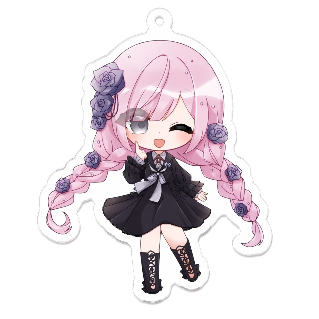 2周年衣装アクキー(六華)