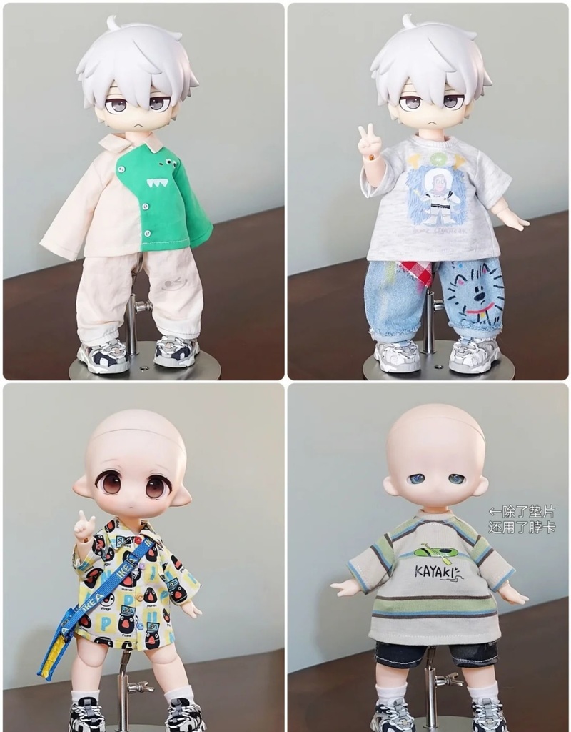 『即納』　babybell製　灯籠体　コンパクト1/6（身長16.3cm）BJDドール　ボディ