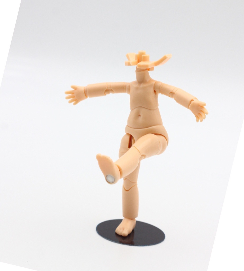 【即納】DOD2.0 ボディ 1/12(身長10.5cm)BJDドール ボディ ねんどろいど対応 カスタムドール