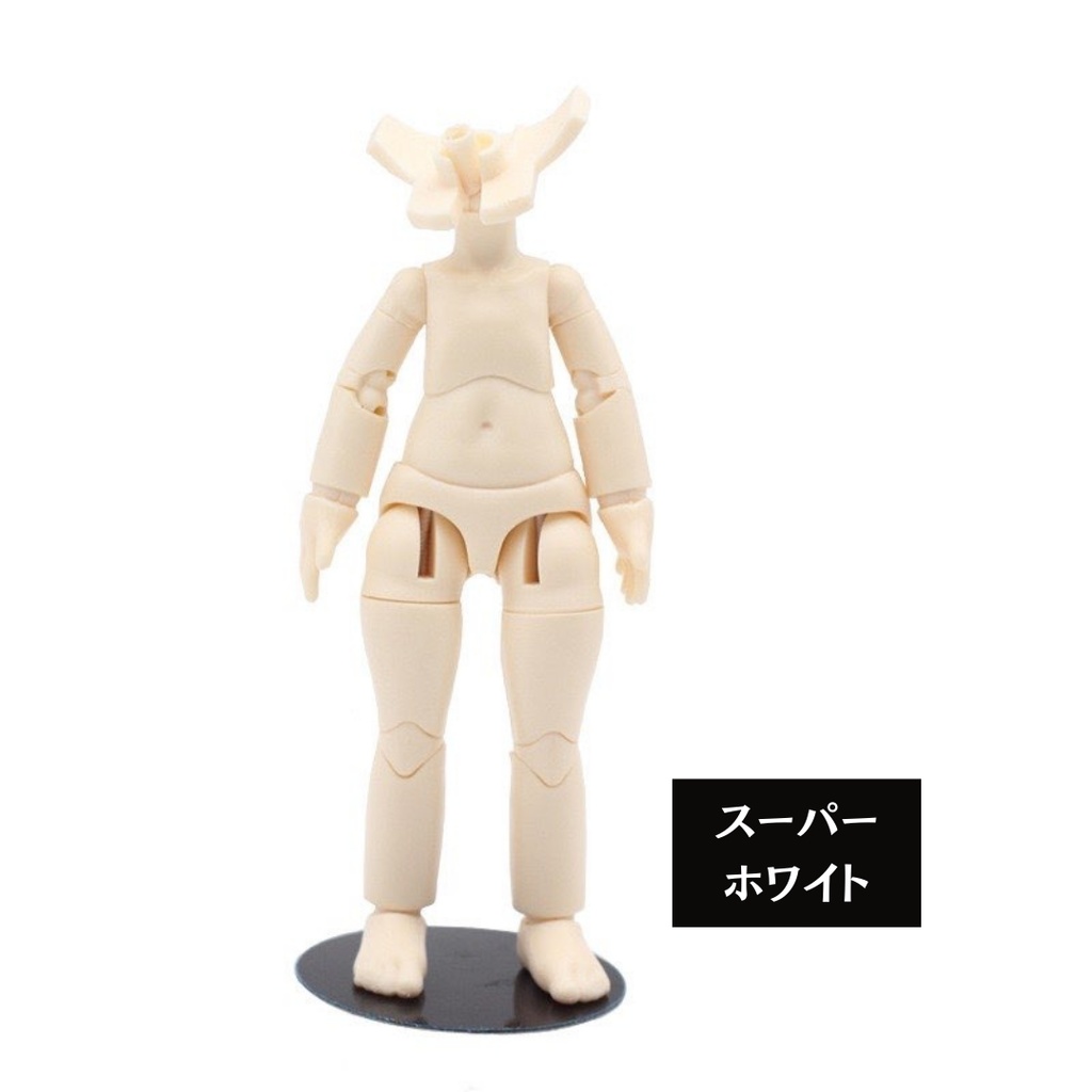 【即納】DOD2.0 ボディ 1/12(身長10.5cm)BJDドール ボディ ねんどろいど対応 カスタムドール