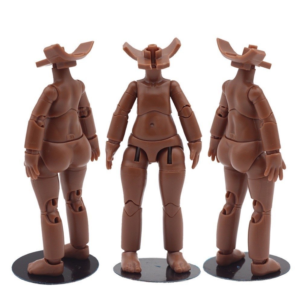 【即納】DOD2.0 ボディ 1/12(身長10.5cm)BJDドール ボディ ねんどろいど対応 カスタムドール