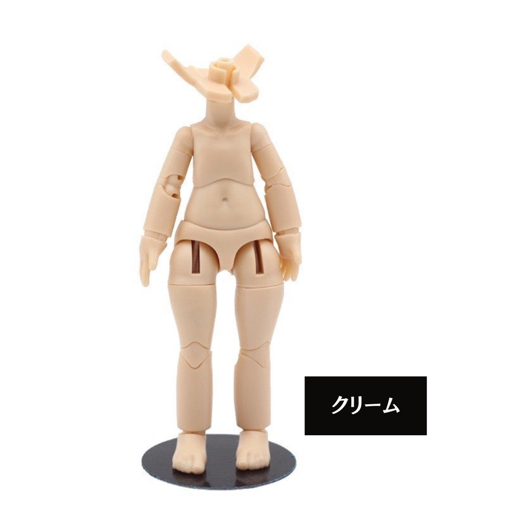 【即納】DOD2.0 ボディ 1/12(身長10.5cm)BJDドール ボディ ねんどろいど対応 カスタムドール